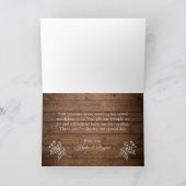 ベイビーズブレス メイソンジャー ストリングライト ラスティック ウッド サンキューカード (内部)