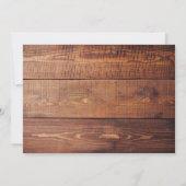 ベイビーズブレス ラスティック カントリー | メイソンジャー ウェディング 招待状 (裏面)