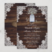 ベイビーズブレス ルーストウッドレース ライト ウェディング 招待状 (正面/裏面)