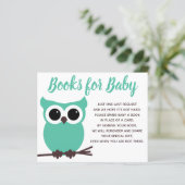 ベイビーティールオウルベイビーシャワー招待状挿入用絵本 (スタンド正面)