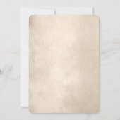 ベイビーディノセピア 招待状 (裏面)