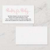 ベイビーバッシュ用のベイビー図書カード エンクロージャーカード (正面/裏面)