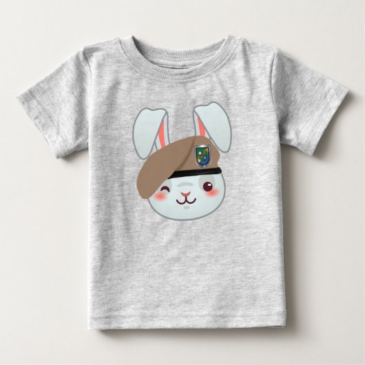 ベイビーバニーレンジャー ベビーTシャツ (正面)