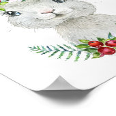 ベイビーバニー ウッドランドアニマル ぬりえ | かわいい壁アート ポスター (角)