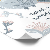 ベイビーバード ブルー ワンダフル ワールド ポスター | 壁アート (角)