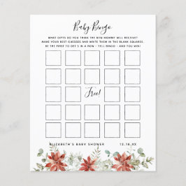 ベイビービンゴ | フラワーベイビーシャワーゲーム