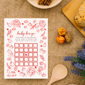 ベイビービンゴ | マンマミーア イタリアン ベイビーシャワー ゲーム アドバイスカード