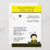 ベイビービーシャワーの招待状 招待状 (正面/裏面)