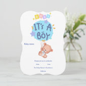 ベイビーファースト誕生日招待状 (スタンド正面)