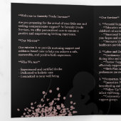 ベイビーブラック ドゥーラ 出産コーチ 妊娠サービス 三つ折りプログラム (内部最初)