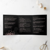 ベイビーブラック ドゥーラ 出産コーチ 妊娠サービス 三つ折りプログラム (内部)