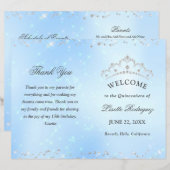 ベイビーブルーのキンセニエラプログラム (正面/裏面)