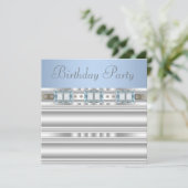 ベイビーブルーの誕生日パーティー 招待状 (スタンド正面)