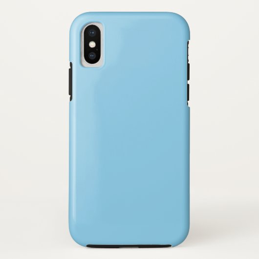 ベイビーブルーの頑丈なiPhone XSケース Case-Mate iPhoneケース (裏面)