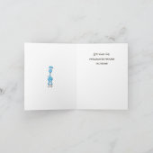 ベイビーブルーギラフベイビーシャワー サンキューカード (内部)