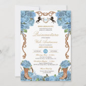 ベイビーブルーローズ ウエスタンチャラ キンセアニエラ 招待状 (正面)