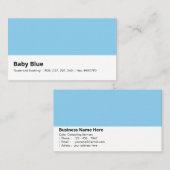 ベイビーブルー | 「甘くて気持ち良い」 名刺 (正面/裏面)