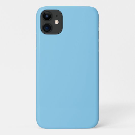 ベイビーブルー iPhone 11 カバー (裏面)