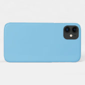 ベイビーブルー iPhone 11 カバー (裏面(横))