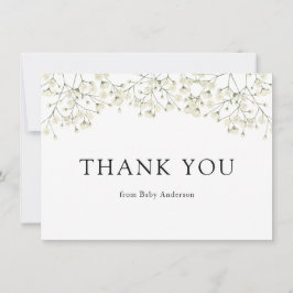 ベイビーブレスシャワーのお礼 サンキューカード