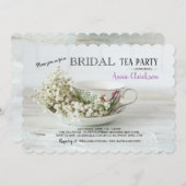 ベイビーブレス & ティーカップの招待状 招待状 (正面/裏面)