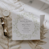 ベイビーブレス フラワー ブライダルシャワー 招待状