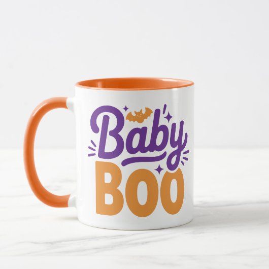 ベイビーブーのかわいいハロウィン マグカップ (左)