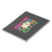 ベイビーブーハロウィンの幽霊デザイン_1 ノートパッド (回転)