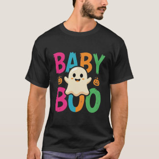 ベイビーブーハロウィンゴーストデザイン_1 Tシャツ