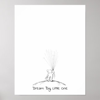 ベイビーベアの指紋ゲストブック ポスター