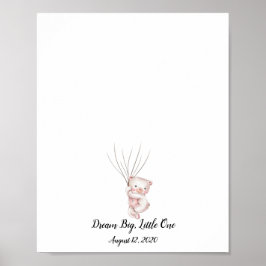 ベイビーベアの指紋ゲストブック ポスター