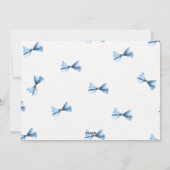 ベイビーボーイのクリスマスプレゼント~生まれました~ シーズンカード (裏面)