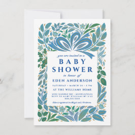 ベイビーボーイシャワーギフト 招待状