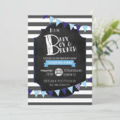 ベイビーボーイ＆ブランチ ベイビーシャワーの招待状 招待状 (スタンド正面)