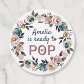 ベイビーポップ・アートのシャワー散水ポップコーン泡立ち フェイバータグ (裏面)