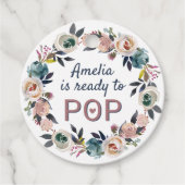 ベイビーポップ・アートのシャワー散水ポップコーン泡立ち フェイバータグ (正面)