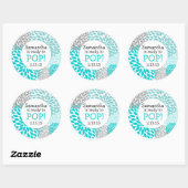 ベイビーポップ・アートのシャワー特典/ターコイズルーム ラウンドシール (シート)