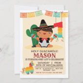 ベイビーマリアチ ホーリーグアカモレ ワンバースデー招待状 招待状 (正面)