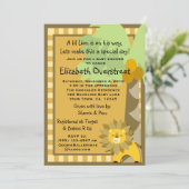 ベイビーライオン ジャングル キング シャワー ズー サファリ カスタム 招待状 (スタンド正面)