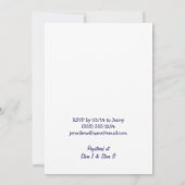 ベイビーライムグリーンのクジラ; 海事オーシャンベイビーシャワー 招待状 (裏面)