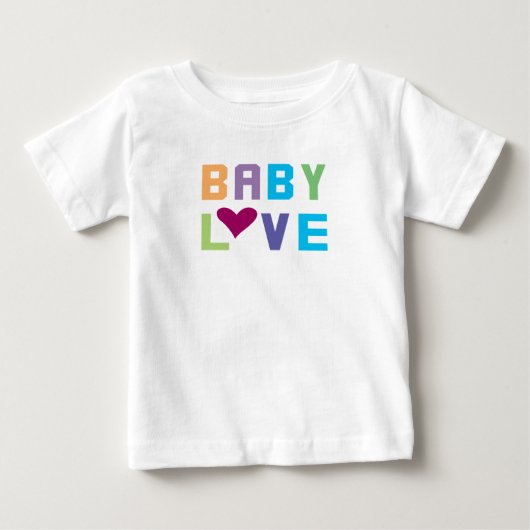 ベイビーラブTシャツ ベビーTシャツ (正面)