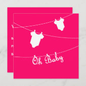 ベイビー妊娠発表 案内状 (正面/裏面)