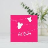 ベイビー妊娠発表 案内状 (スタンド正面)