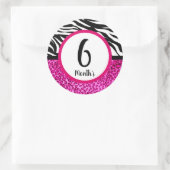 ベイビー月ステッカー ラウンドシール (バッグ)