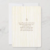 ベイビー誕生の予感!ベイビーシャワーのご招待 招待状 (裏面)