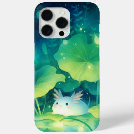 ベイビー アホロートル 花 池 iPhone 15 PRO MAXケース