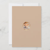 ベイビー・イズ・ブリューイング・コーヒー ベイビーシャワー 招待状 (裏面)