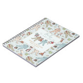 『ベイビー イッツ コールド アウトサイド ウィンター ベイビー シャワー』 ノートブック (左側)