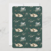 ベイビー・イッツ・コールド・アウトサイド ウィンター ベイビー シャワー 招待状 (裏面)