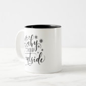 ベイビー・イッツ・コールド・アウトサイド ツートーンマグカップ (正面左)